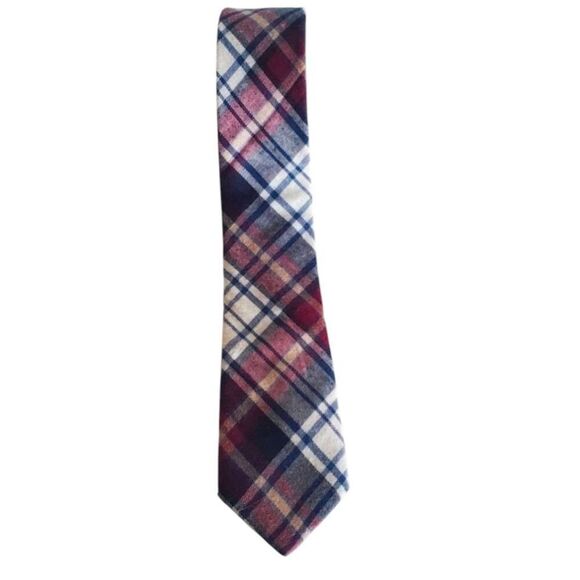 GILDED AGE Men's Plaid Neck Tie 100% Cotton - Picture 3 of 5